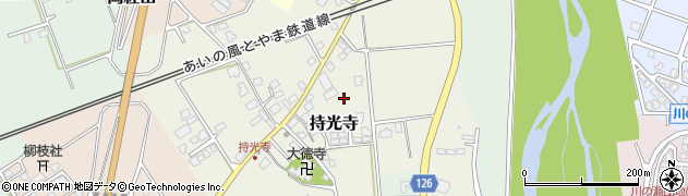 富山県魚津市持光寺周辺の地図