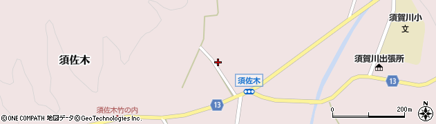 栃木県大田原市須佐木215周辺の地図
