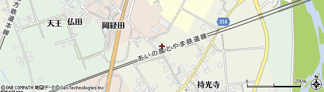 富山県魚津市持光寺952周辺の地図
