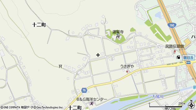 〒935-0051 富山県氷見市十二町の地図