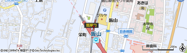 長野県飯山市周辺の地図