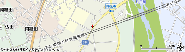 富山県魚津市持光寺646周辺の地図