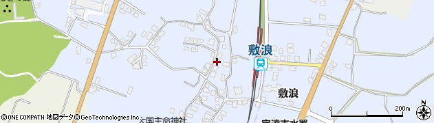 石川県宝達志水町（羽咋郡）敷浪（ヘ）周辺の地図