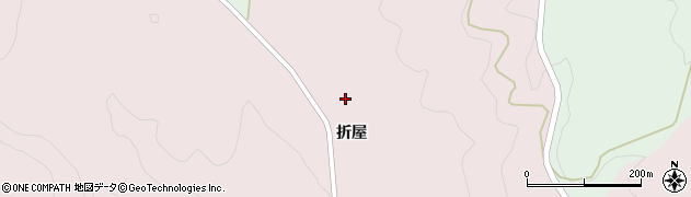 福島県東白川郡矢祭町下関河内折屋周辺の地図