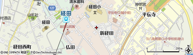 富山県魚津市新経田7周辺の地図