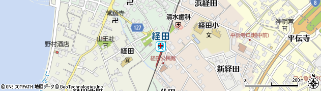 経田駅周辺の地図