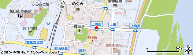 上町西周辺の地図