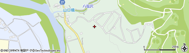 栃木県大田原市八塩600-2周辺の地図