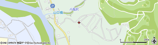 栃木県大田原市八塩600周辺の地図