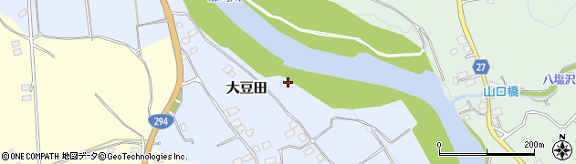 栃木県大田原市大豆田686周辺の地図