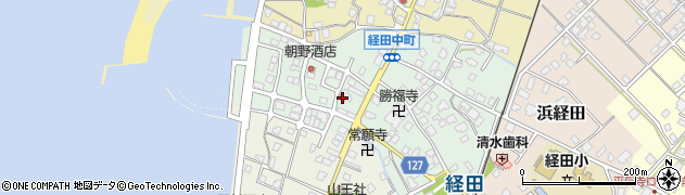 経田郵便局 ＡＴＭ周辺の地図