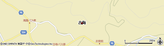 長野県信濃町（上水内郡）古海周辺の地図