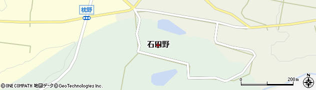 富山県黒部市石田野周辺の地図