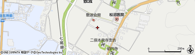 石川県宝達志水町（羽咋郡）敷波（え）周辺の地図
