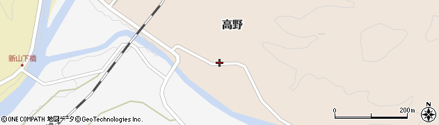 福島県矢祭町（東白川郡）高野（町田）周辺の地図
