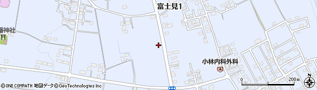 栃木県大田原市富士見周辺の地図