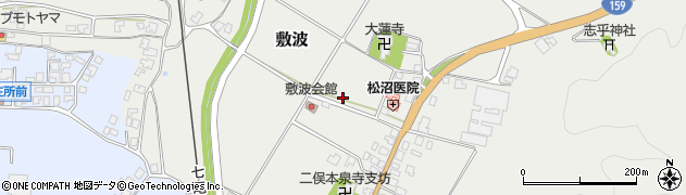 石川県宝達志水町（羽咋郡）敷波（チ）周辺の地図