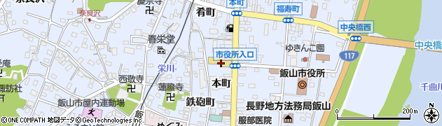 長野県飯山市飯山本町1180周辺の地図