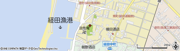富山県漁業連合協同組合経田油槽所周辺の地図