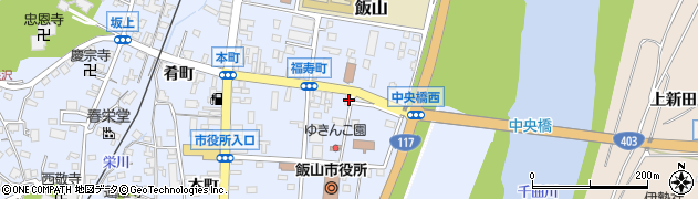 飯山斑尾新井線周辺の地図