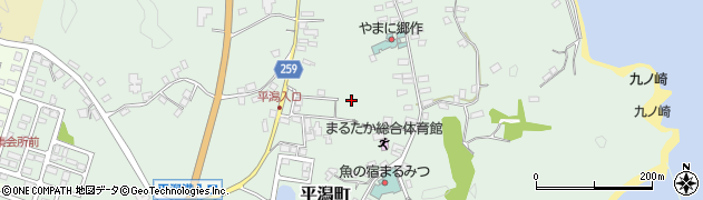 茨城県北茨城市平潟町周辺の地図
