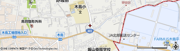 長野県飯山市野坂田389周辺の地図