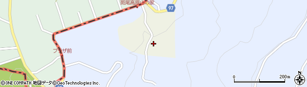 長野県飯山市斑尾高原周辺の地図