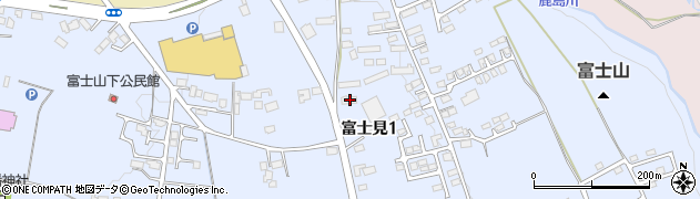 栃木県大田原市富士見1丁目1612周辺の地図