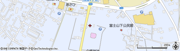 栃木県大田原市富士見1丁目1786周辺の地図