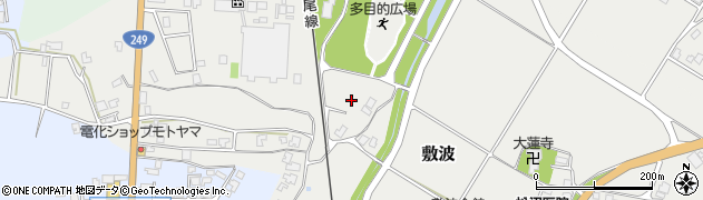 石川県羽咋郡宝達志水町敷波周辺の地図
