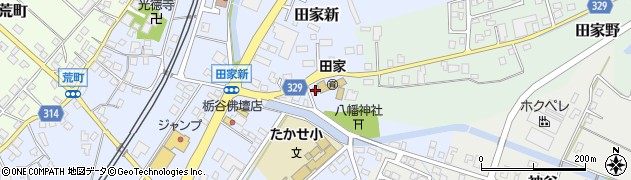 黒部警察署田家駐在所周辺の地図