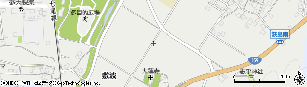 石川県宝達志水町（羽咋郡）敷波（ト）周辺の地図