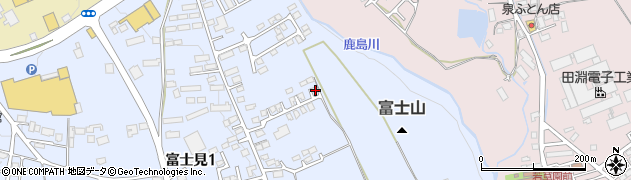 栃木県大田原市富士見1丁目3905周辺の地図
