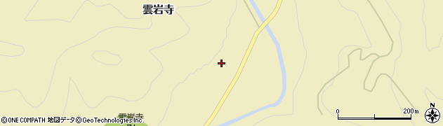 栃木県大田原市雲岩寺76周辺の地図