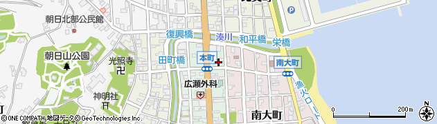 南中財産区周辺の地図
