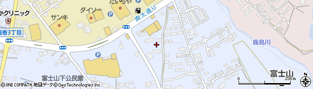 栃木県大田原市富士見1丁目1629周辺の地図