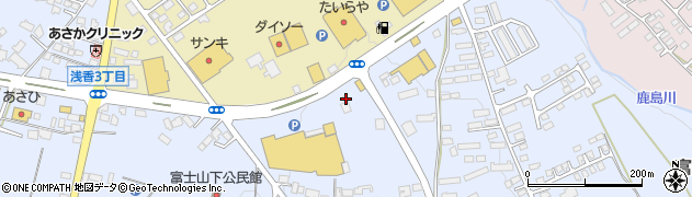 栃木県大田原市富士見1丁目1637周辺の地図