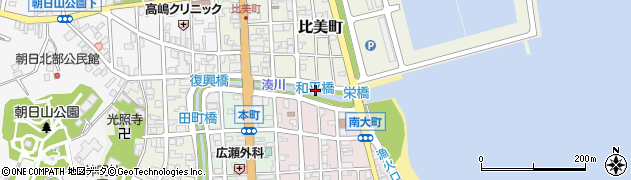 和平橋周辺の地図