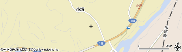 福島県東白川郡矢祭町関岡小坂周辺の地図