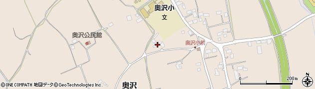 栃木県大田原市奥沢147周辺の地図