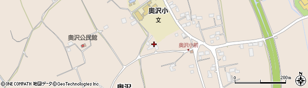 栃木県大田原市奥沢白周辺の地図