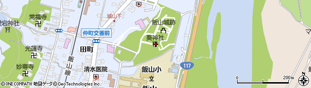 葵神社周辺の地図