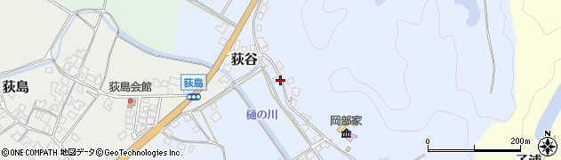 石川県宝達志水町（羽咋郡）荻谷（ニ）周辺の地図