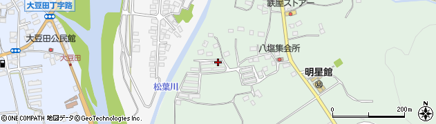 栃木県大田原市八塩338周辺の地図