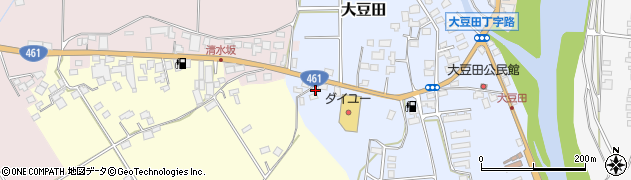栃木県大田原市大豆田352周辺の地図