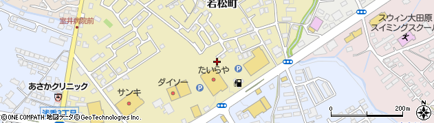 栃木県大田原市若松町511周辺の地図