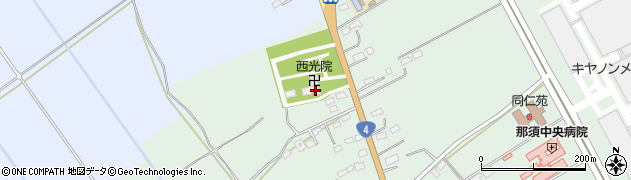 栃木県大田原市下石上1332周辺の地図