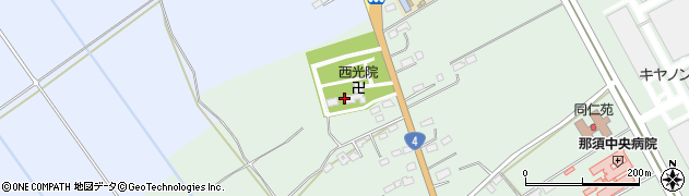 栃木県大田原市下石上1331周辺の地図