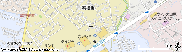 栃木県大田原市若松町508周辺の地図