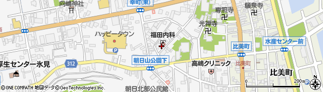 福田内科医院周辺の地図